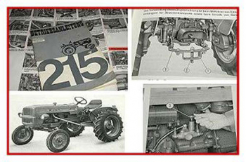 Fiat 215 Traktor Betriebsanleitung 1965