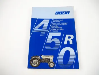 Fiat 450R Traktor Ersatzteilkatalog Catalogo Parti di Ricambio Parts List 1974