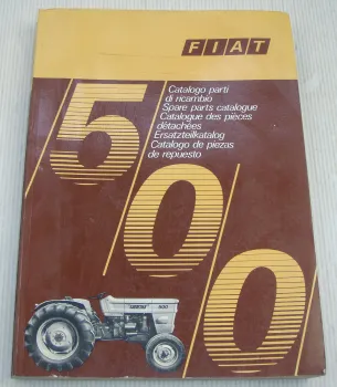 Fiat 500 Traktor Ersatzteilliste Catalogo Parti Parts List 1971