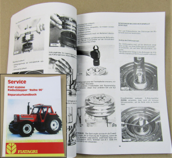 Fiat 55-90 bis 180-90 Traktor Reparaturhandbuch Kabine