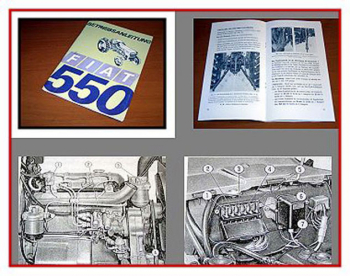 Fiat 550 Schlepper Betriebsanleitung Bedienung Wartung 1968
