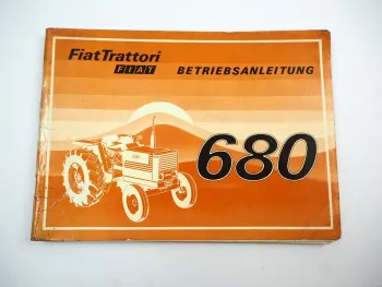 Fiat 680 680DT Traktor Betriebsanleitung Bedienungsanleitung 1978