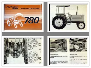 Fiat 780 + DT Traktor Betriebsanleitung 1978