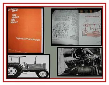 Fiat 880-5 + DT Traktor Reparaturhandbuch (780, 880 )