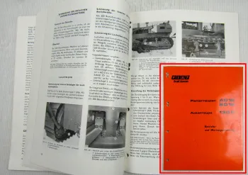 Fiat AD12 BD12 130C Raupe Bedienungsanleitung Betriebsanleitung Wartung 1968