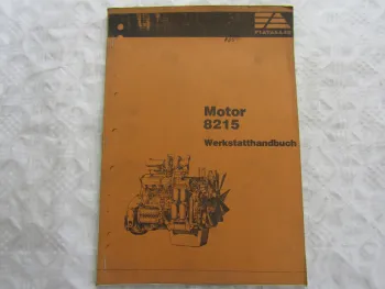 Fiat Allis 8215 Motor Werkstatthandbuch Reparaturanleitung Reparaturhandbuch