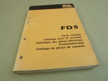 Fiat-Allis FD9 Planierraupe Ersatzteilliste Catalogo Parti ricambio Part List 81