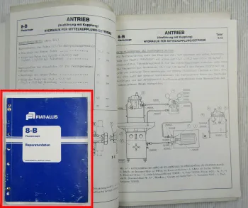 Fiat-Allis Fiatallis 8-B Planierraupe Reparaturdaten Werkstatthandbuch 12/1979