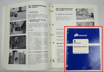 Fiat-Allis Fiatallis 8 Planierraupe Bedienungsanleitung Betriebsanleitung 5/75