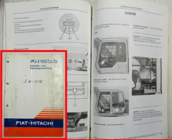 Fiat-Allis Fiatallis FH150.3 Bagger Bedienungsanleitung Betriebsanleitung 1994