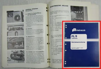 Fiat-Allis Fiatallis FL9 Laderaupe Bedienungsanleitung Betriebsanleitung 1979