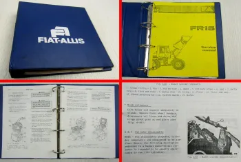Fiat-Allis Fiatallis FR15 Wheel Loader Service Workshop Manual probably 80s