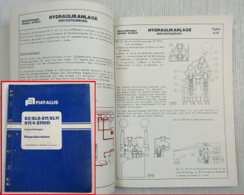 Fiat-Allis Fiatallis S SL 9 11 HD S11/4 Reparaturdaten Technisches Handbuch 1979