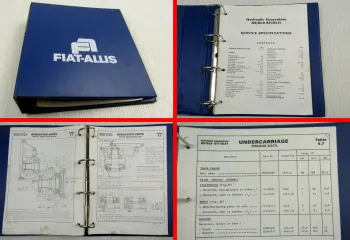 Fiat-Allis Fiatallis S SL 9 11 Hydraulic Excavator Service Specifications 4/77