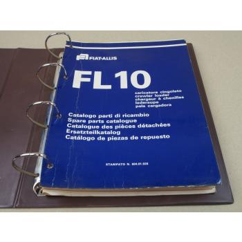 Fiat Allis FL10 Laderaupe Ersatzteilliste Parts List Catalogo Piezas 2/1976