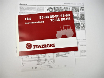 Fiat Fiatagri 55-88 60-88 65-88 70-88 80-88 Traktor auch DT Betriebsanleitung