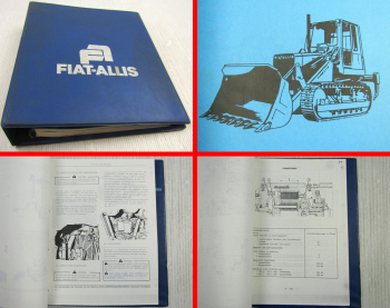 Fiat FL14E Laderaupe Bedienungsanleitung Wartung und Technische Daten ca 1989