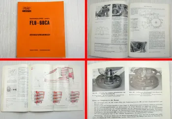 Fiat FL6-60CA Raupenschlepper Werkstatthandbuch Reparaturhandbuch 7/1964