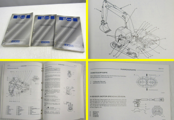 Fiat-Hitachi EX355 Hydraulikbagger Werkstatthandbuch Reparaturhandbuch 1999