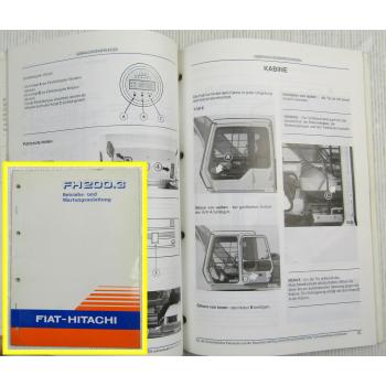 Fiat Hitachi FH200.3 Bagger Betriebsanleitung Bedienungsanleitung Wartung 1993