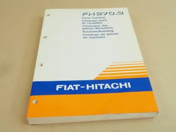 Fiat Hitachi FH270.3 Ersatzteilliste Parts List Catalogo Parti di ricambi 6/1995