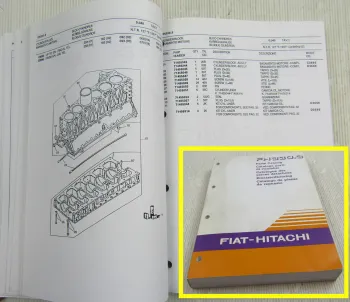 Fiat Hitachi FH330.3 Ersatzteilliste Parts List Catalogo Parti di ricambi 1997