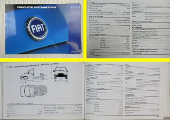 Fiat Nutzfahrzeuge 1999 Kenndaten Handbuch Panda Strada Scudo Ducato Marengo