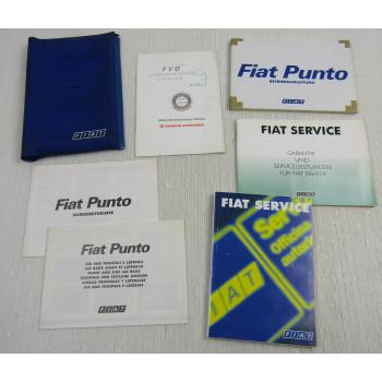 Fiat Punto 188 Betriebsanleitung Bedienungsanleitung Serviceheft 5 / 2001
