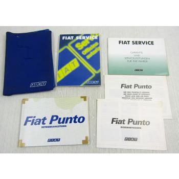 Fiat Punto 188 Betriebsanleitung Bordmappe Bedienungsanleitung Serviceheft 2001