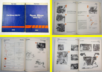Fiat Ritmo 105 TC Werkstatthandbuch 1983 Technische Daten für Reparatur 1981