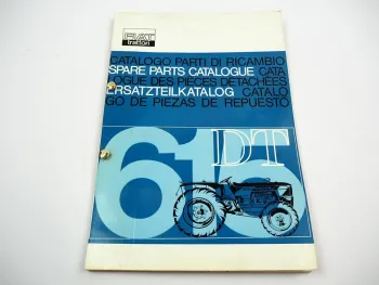 Fiat trattori 615 DT Ersatzteilkatalog Allrad Ergänzung zur Ersatzteilliste 1966