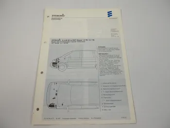 Fiat Ulysse 1,9 2,1 TD Bj. 1996 Eberspächer Hydronic D4WSC Einbau Luftheizgerät