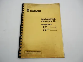 Fiatagri 45-66 55-66 60-66 70-66 Schlepper Produktvergleich KHD IH John Deere MF
