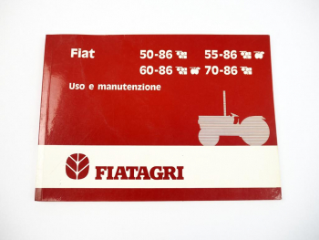Fiatagri Fiat 50-86 55-86 60-86 70-86 Uso e manutenzione 1992