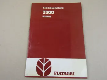 Fiatagri Laverda 3300 Mähdrescher Betriebsanleitung Bedienungsanleitung 1984