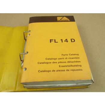 FiatAllis FL14D Laderaupe Dozer Ersatzteilliste Parts Catalog Parti ricambio 86