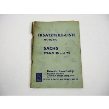 Fichtel Sachs Stamo 50 75 Ersatzteilkatalog 1960er Jahre