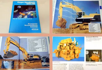 Finger Komatsu Baumaschinen Ersatzteile Verschleißteile Zubehör Katalog 1994