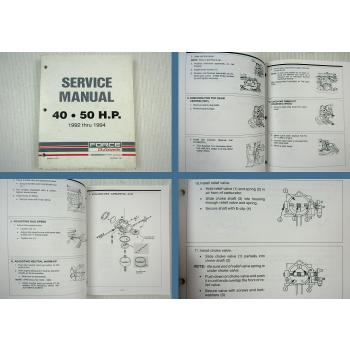 Force Outboards 40 50 HP 1992 thru 1994 Service Manual