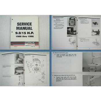 Force Outboards 9.9 15 HP 1988 thru 1996 Service Manual