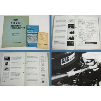 Ford 1972 US PKW Modelle Service Highlights Heizung Belüftung Klimaanlage