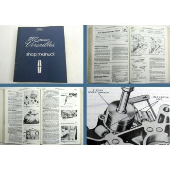 Ford 1977 Lincoln Versailles Shop Manual 03/1977