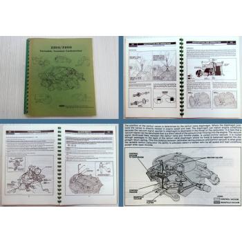 Ford 2700/7200 Variable Venturi Carburetor operators manual Vergaser Bedienung