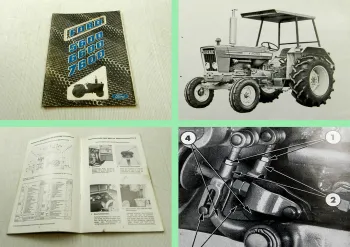 Ford 5600 6600 7600 Traktor Bedienungsanleitung Betriebsanleitung 04/1976