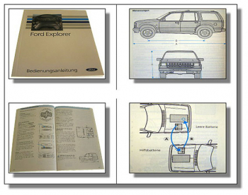 Ford Explorer I Betriebsanleitung Bedienungsanleitung 1993