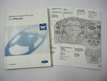 Ford Focus Mk1 / Focus Turnier Betriebsanleitung Bedienungsanleitung 1/ 2004