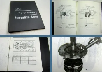 Ford Getriebe Abgasanlage bei USA Modellen Schulung Training Service 1970er