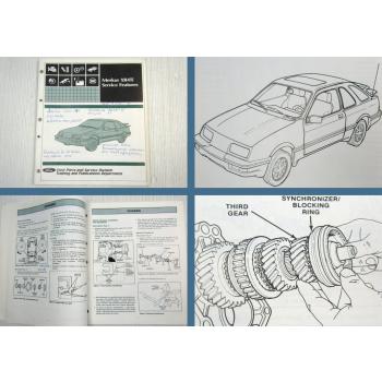 Ford Merkur XR4Ti Service Features Technical Training Schulung 1984
