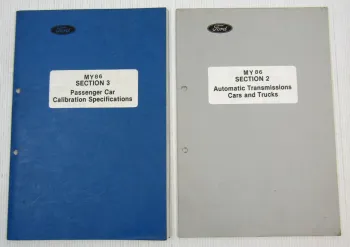 Ford Passenger Car Truck Calibration Specifications Automatic Transmissions 1986