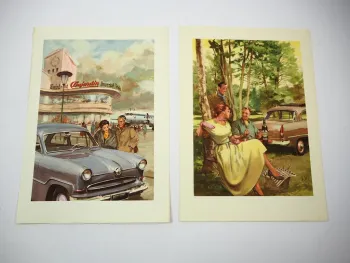 Ford Taunus 15M G13 Dujardin Weinbrand Werbung 1950er Jahre